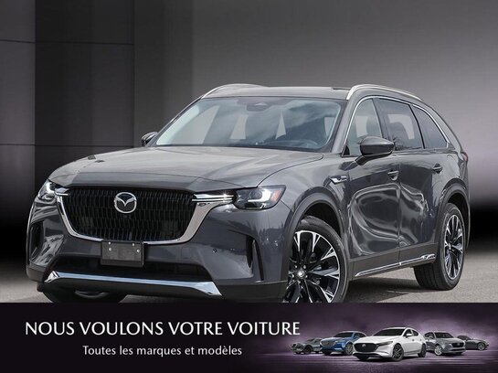 Mazda CX-90 hybride rechargeable 2025 2025 Gris mécanique métallisé Mazda CX-90 hybride rechargeable 2025 2025 Gris mécanique métallisé