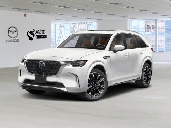Mazda CX-90 hybride l&eacute;ger 2026 2026 Blanc rhodium m&eacute;tallis&eacute;
